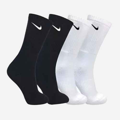 Black/White Nike Sock