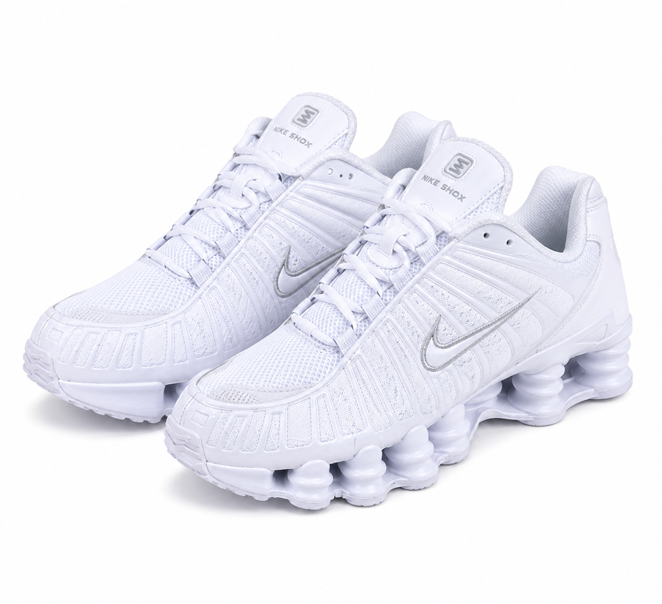 Black & White'Uni Nike Shox