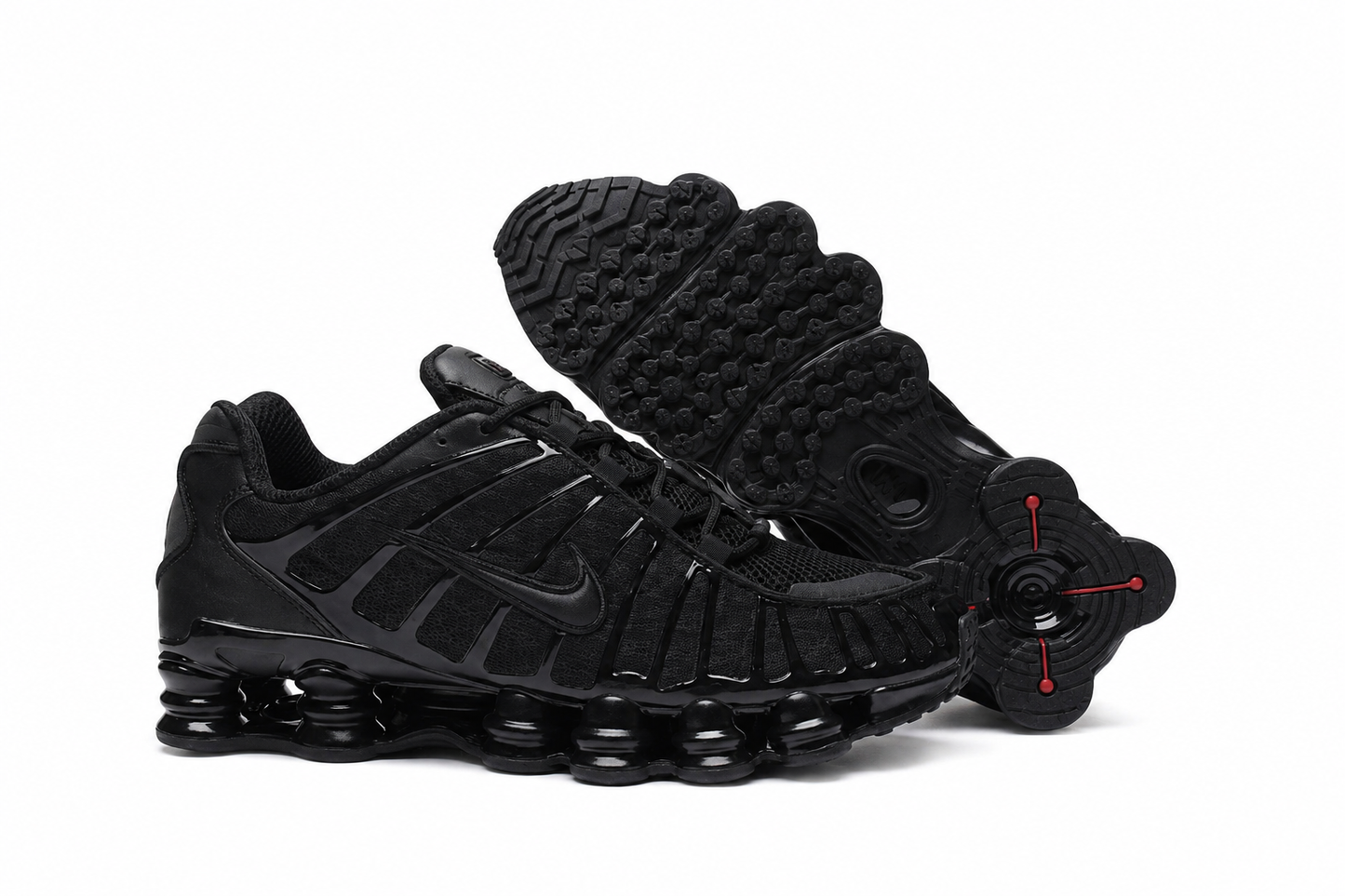 Black & White'Uni Nike Shox