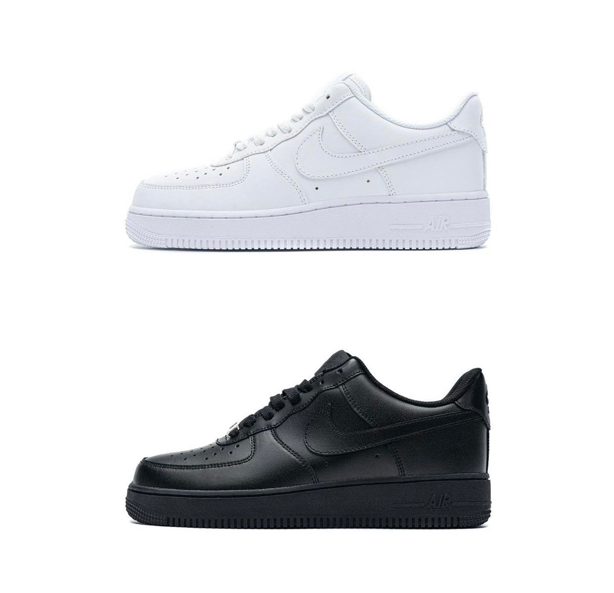 Black & White Uni AIR FORCE 1