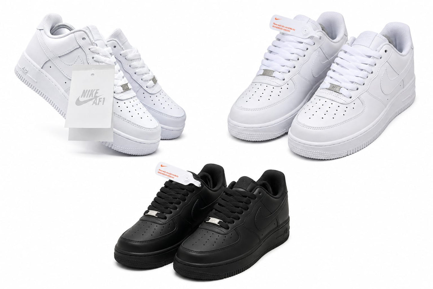 Black & White Uni AIR FORCE 1